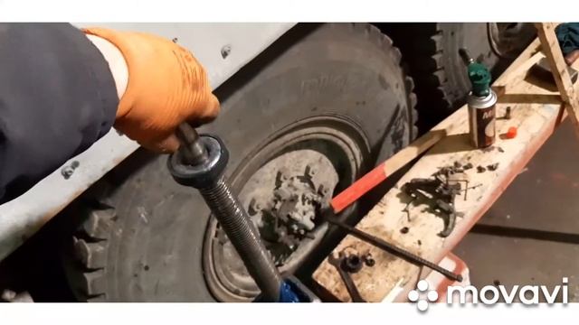 Ремонт опорных лап полуприцепа
