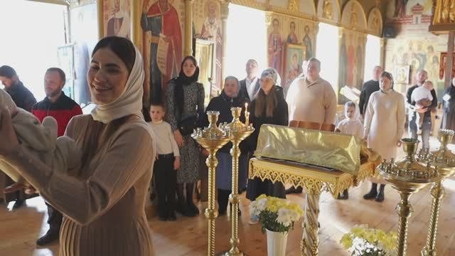 Воцерковление рабы Божьей Иулиании. Свято-Покровский храм 31 декабря 2023