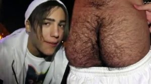 Рома Желудь целует грязную, жирную жопу мужика!