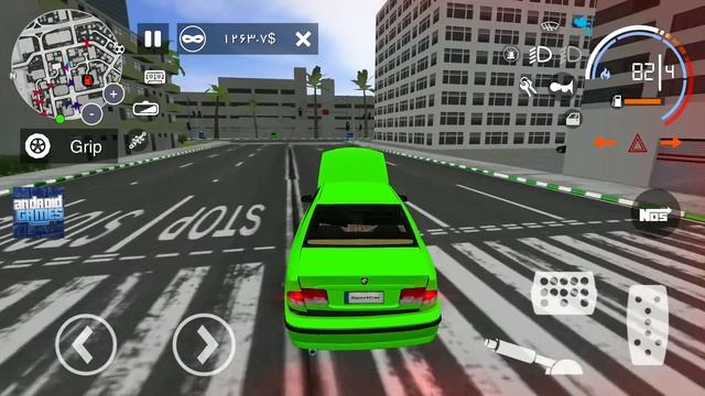 Green Car Driving Simulator - Escape From Cops and Taxi Drive #5 - Android Gameplay смотреть онлайн
