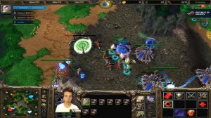 Grubby | Warcraft 3 The Frozen Throne | 2v2 - UD&UD v Orc&HU - Dreadlord Tower Rush Twisted Meadows