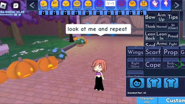 ,,hacks " of the clothes^outfit girl^ 《gacha online 》{roblox}#gacha #roblox #outfit