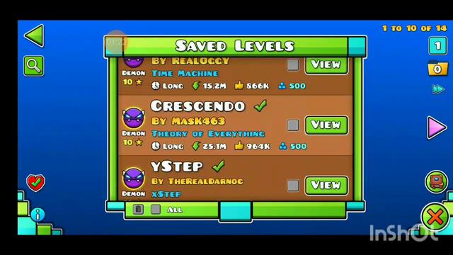 Список изи демонов с которых можно повысить скилл. Geometry dash. смотреть онлайн