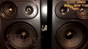 SONY SS H190 High Power Audio Speakers Japan