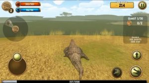Крутой симулятор крокодила, выживание и бои ! ◉ Wild Crocodile Simulator
