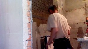 Укладка мелкоформатной плитки с верху  в низ ,без крестиков ,это просто.