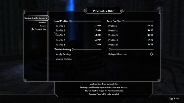 Skyrim SE Improved  Customizable Camera Skyrim SE Camera Mods 2020 