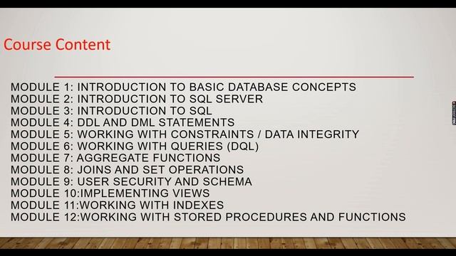 Learn SQL Complete | Course Introduction | SQL Full Course | SQL Tutorial For Beginners (0/11)