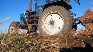 ЮМЗ-6 с ковшом на заднюю навеску #СельхозТехника ТВ