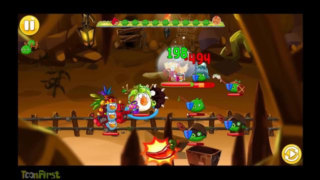 Angry Birds Epic: Cave 9, The Pig Lair 8, Part 1 - GamePlay Walkthrough смотреть онлайн