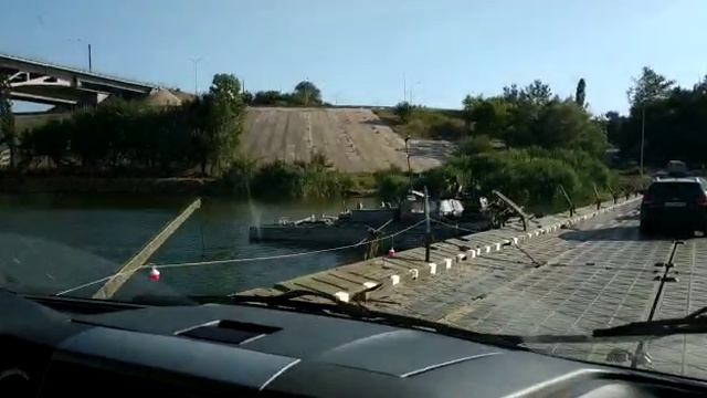 Паромная переправа.