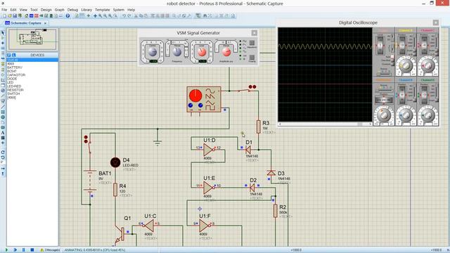 BROKEN WIRE DETECTION SIMULATION IN PROTEUS