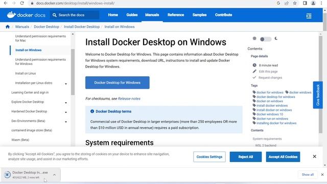 How to Install Docker Desktop in Microsoft Windows 11 #basictips #windows #windows11 #docker смотреть онлайн