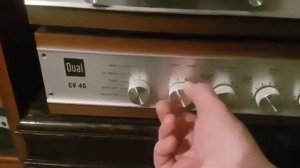 Ampli Dual CV 40 Tuner Dual TC 16 enceintes vintage