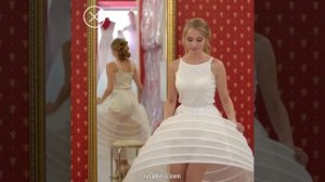 Как садиться в пышном Свадебном платье