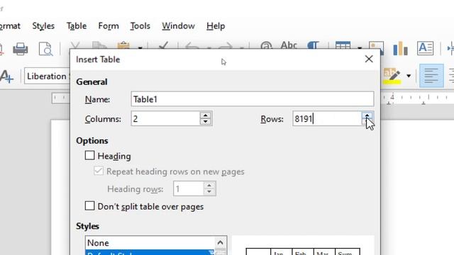 libreoffice writer table| writer table | max column in writer| max row in writer | libreoffice kya смотреть онлайн