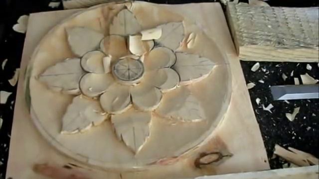 Esercizio 003 elemento decorativo - scolpire il legno- Wood Carving смотреть онлайн