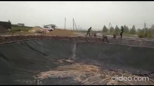 Строительство пожарного водоема