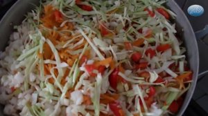 Салат Вдоль огорода. Заготовка на зиму