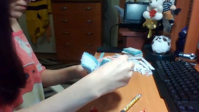 Модульное оригами Лебедь "от: Andomiku" смотреть онлайн