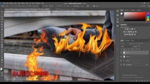 PHOTOSHOP FIRE EDITING MANIPULATION 2020