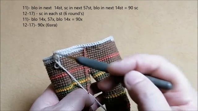 5)- amigurumi SHREK GÖVDE (BODY) смотреть онлайн