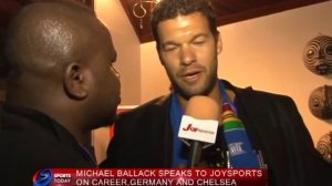 MICHAEL BALLACK SPEAKS TO KWAME DWOMOH