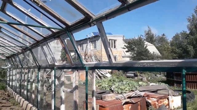 Теплица из старых оконных рам своими руками смотреть онлайн