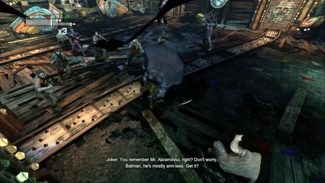 Batman: Arkham City Walkthrough Part 12 - Locating Joker in the Steel Mill смотреть онлайн