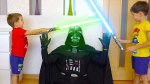 Дарт Вейдер и маленькие Джедаи. РУССКАЯ ОЗВУЧКА #StarWars