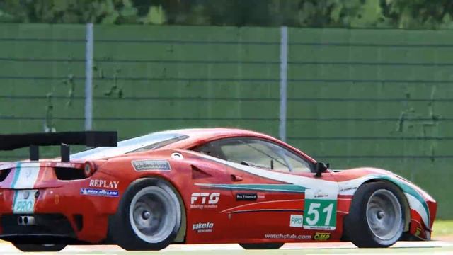Assetto Corsa: Imola maximum attack in a Ferrari 458 GT2