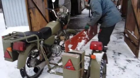 Мопед Альфа с коляской.