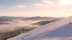 Шерегеш, Горные лыжи, сибирский фрирайд. То чувство, когда ребенок катается лучше чем ты.