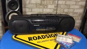 Panasonic RX-FT530. Демонстрація роботи. Eurodance'90-х.