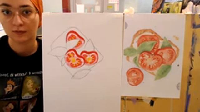 Сендвич! Рисуем скетч-маркерами поэтапно смотреть онлайн