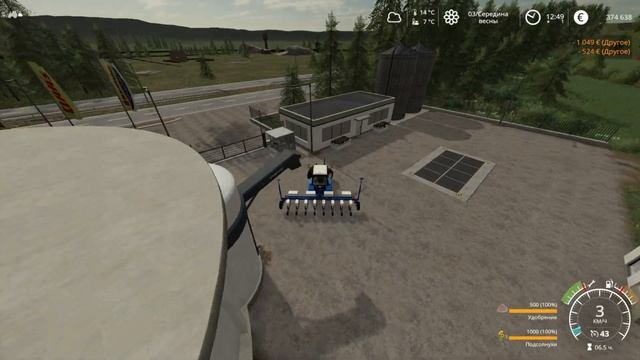 FS 19 Карта Ничейная Земля (Устанавливаем загон для овец),