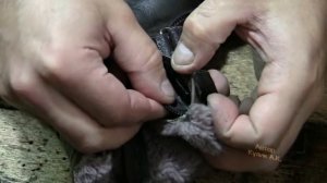 Как поменять молнию на сапоге