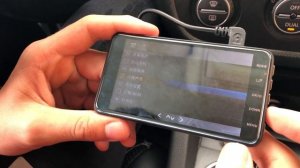 Видеорегистратор, смена языка меню с китайского на русский