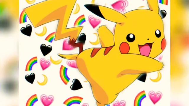 песня ПИКАЧУ ТАК С ТОБОЙ ХОЧУ? клип с картинками?Angelina Lina