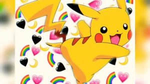 песня ПИКАЧУ ТАК С ТОБОЙ ХОЧУ?/ клип с картинками?/Angelina Lina✌