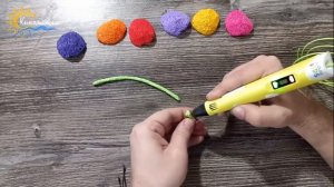 Цветок 3д ручкой