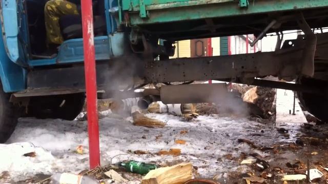 Новый глушитель на ГАЗ 53 смотреть онлайн