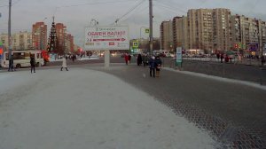 Окрестности метро пр. Большевиков. 31 декабря 2018.