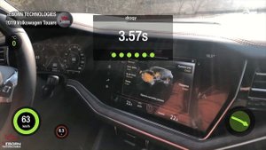 Замер разгона 0-100 км/ч VW Touareg III 3.0 TDI