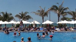 Вьетнам, 2015г. Отель Dessole Sea Lion Beach Resort Mui Ne, аквааэробика