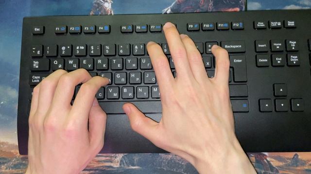 Слепая печать: цифровой ряд смотреть онлайн видео от Touch Typing ...