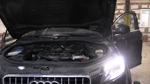 Антифриз в двигателе AUDI Q7 смотреть онлайн