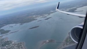 Delta Air Lines Airbus A321-200 (Sharklets) Takeoff from Boston Logan International Airport