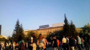 Флешмоб Новосибирск, площадь Ленина