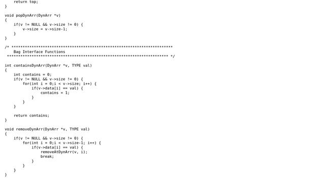 Code Review: Dynamic array stack and bag implementation смотреть онлайн